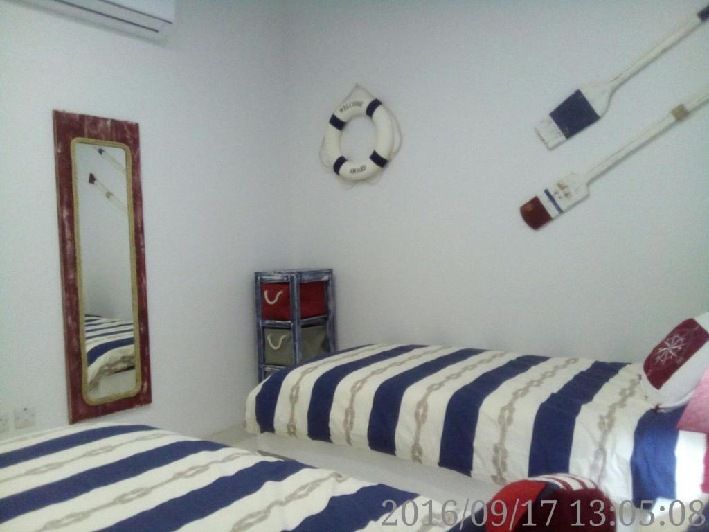 Postel nebo postele na pokoji v ubytování Marsascala Interlace Apartment with free parking