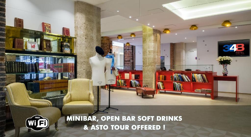 a store with a mannequin in the middle of a room at Hotel 34B - Astotel in Paris