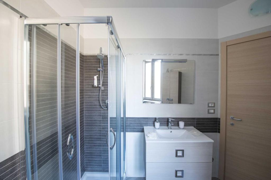 Koupelna v ubytování B&B Solimo