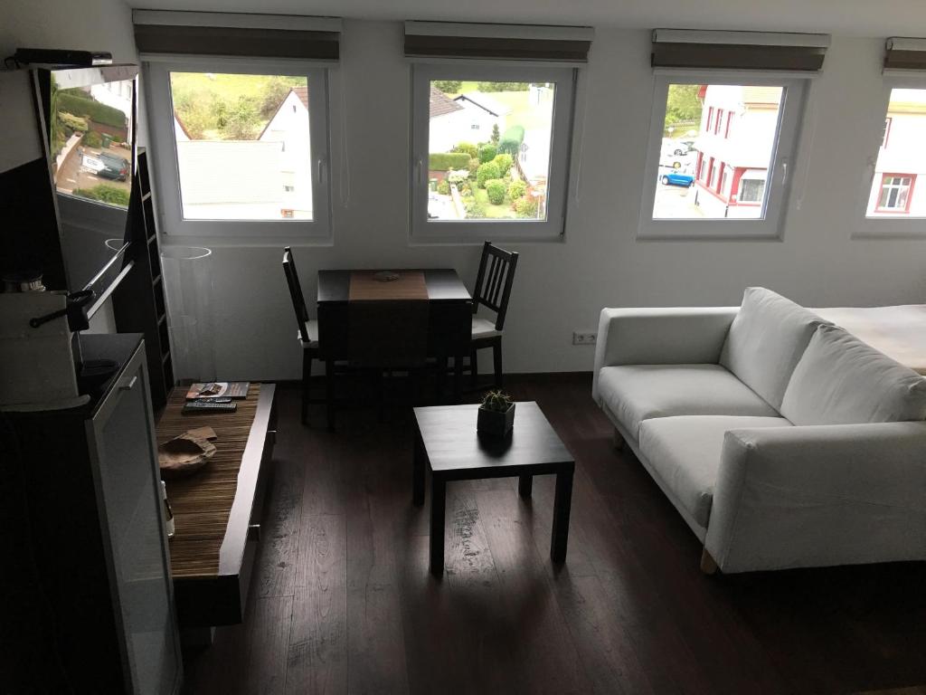 Posezení v ubytování Business Appartements