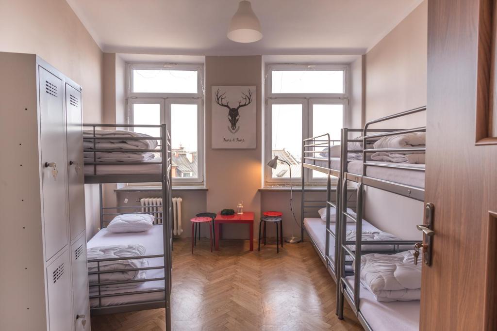 Posteľ alebo postele v izbe v ubytovaní Bubble Hostel