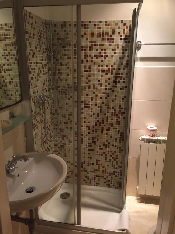 Koupelna v ubytování Albergo ai Tolentini