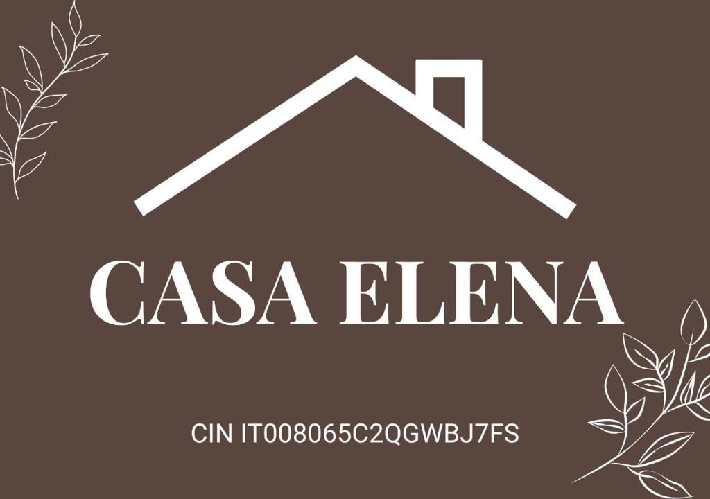 a logo for a house with the words casa elena at Casa Elena in Ventimiglia