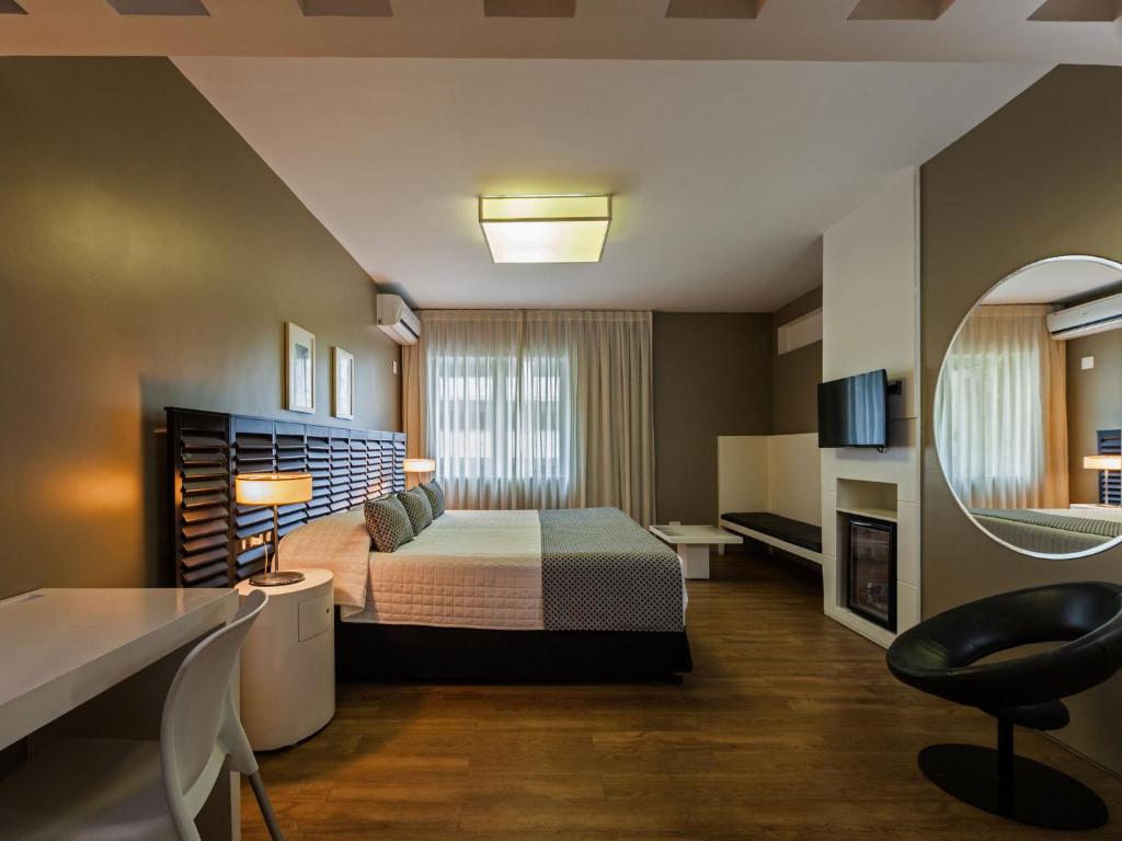 Postelja oz. postelje v sobi nastanitve Rio Design Copacabana Hotel