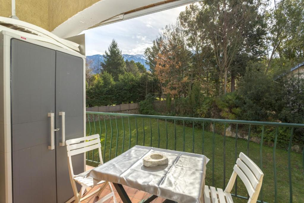 En balkon eller terrasse på Sun Canigou