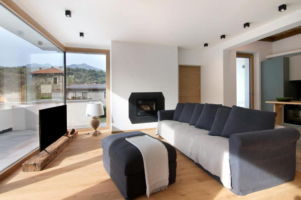 La villa del lago in terrazzo