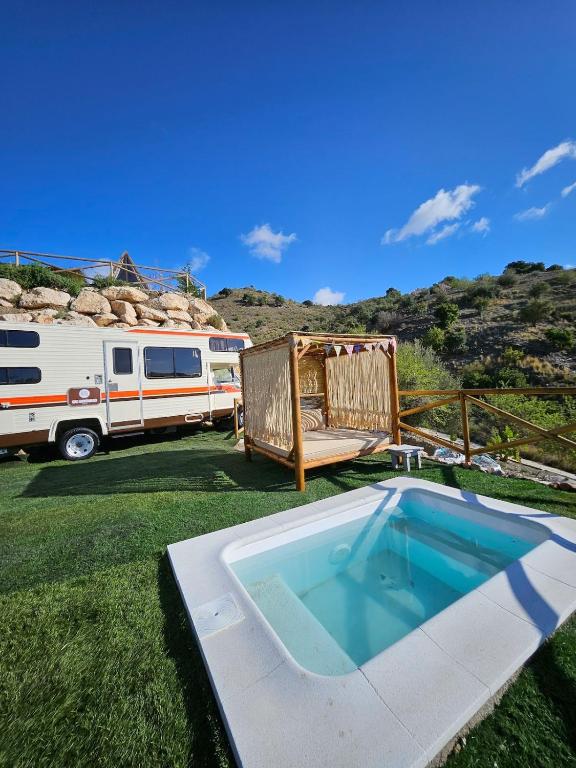 Casa Caravana con vistas al mar