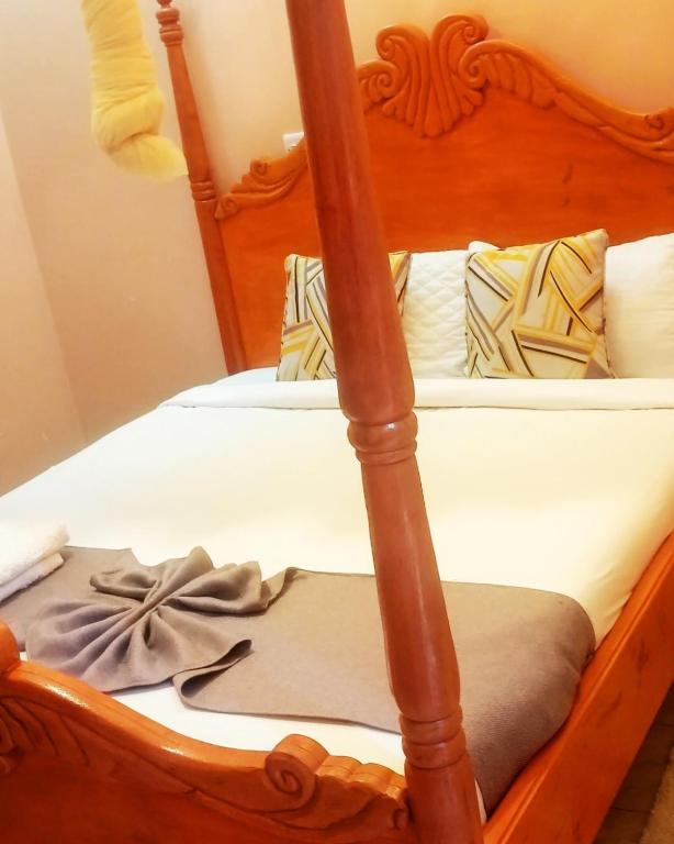 a pair of bunk beds in a room at Villa Serene Hotel in Kitale