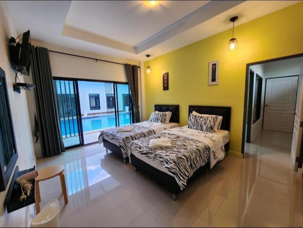 Cordelia Resort Sam Roi Yot - Chambre Lits Jumeaux Avec Vue Sur Piscine