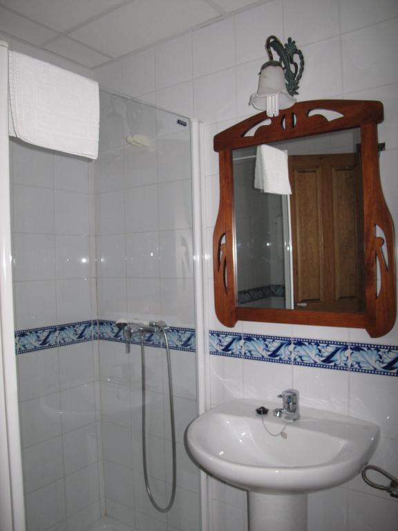 Koupelna v ubytování Hotel Casa Anita