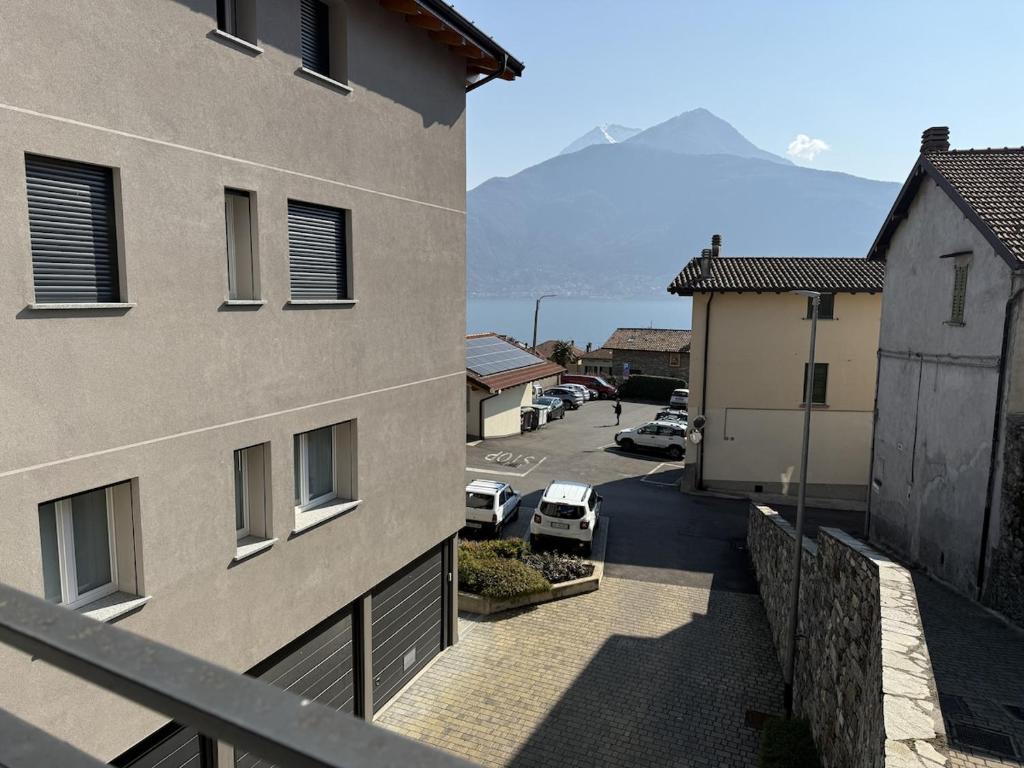 a view from the balcony of a building at A102 La Filanda by Larihome in Pianello Del Lario