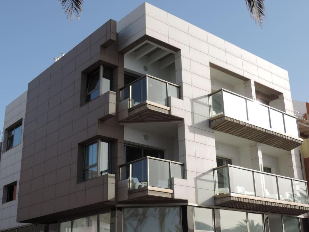 Bygningen som lejligheden ligger i