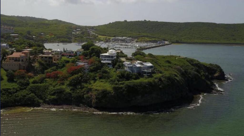 an island in the middle of a body of water at Tropical to go! Apt 1 in Fajardo