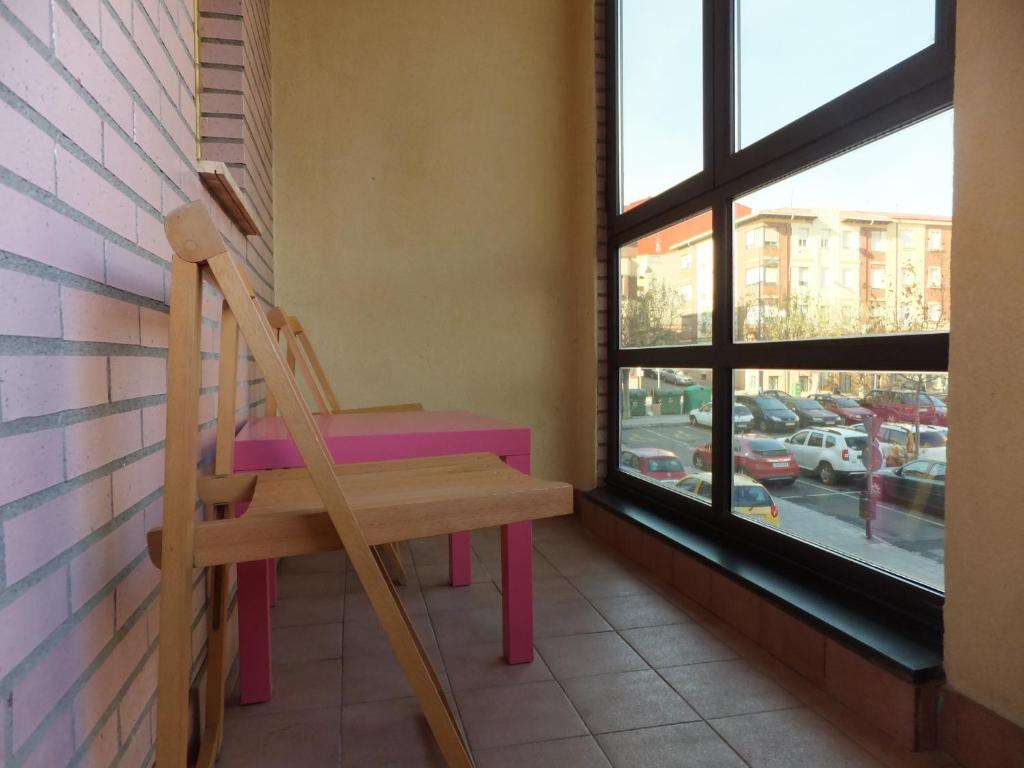 A balcony or terrace at www Apartamento Conde de León wordpress com Parking opcional