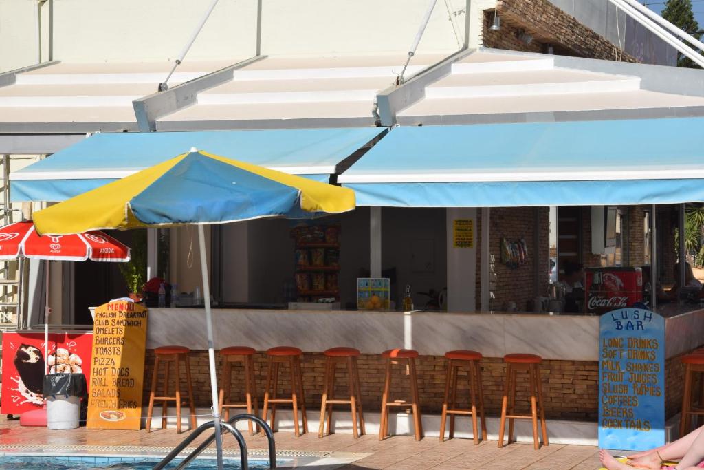 Restaurace v ubytování Vagelis Apartments Malia