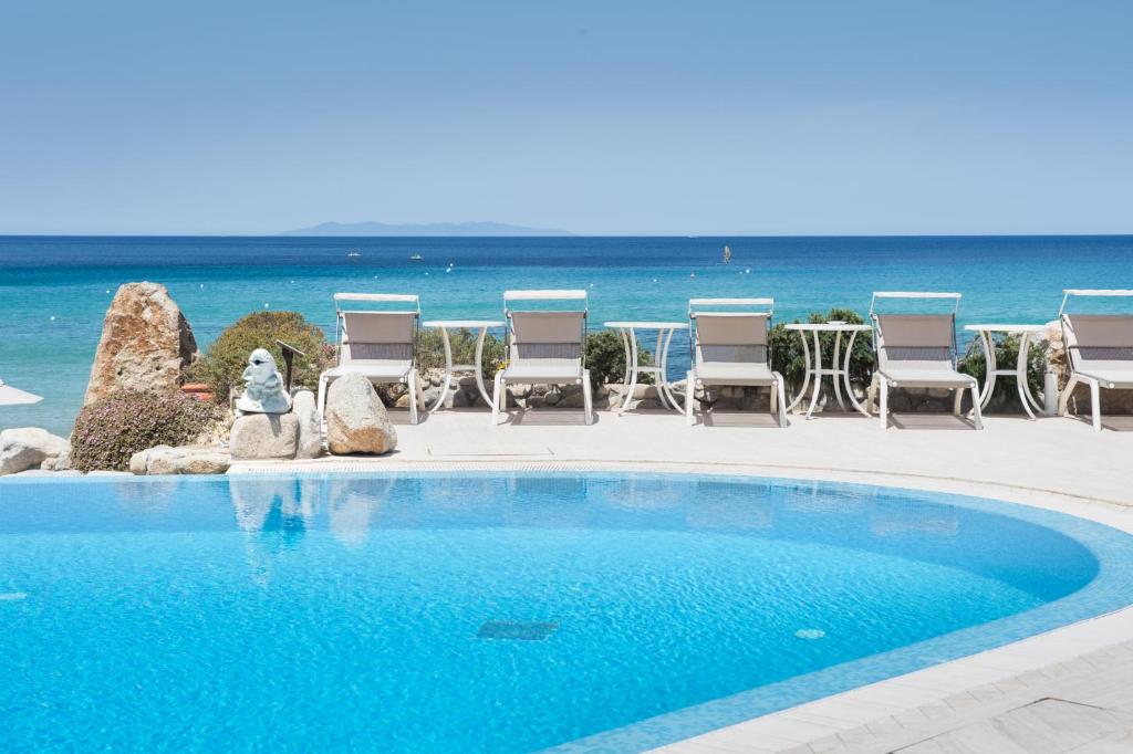 Bazén v ubytování Hotel Hermitage nebo v jeho okolí