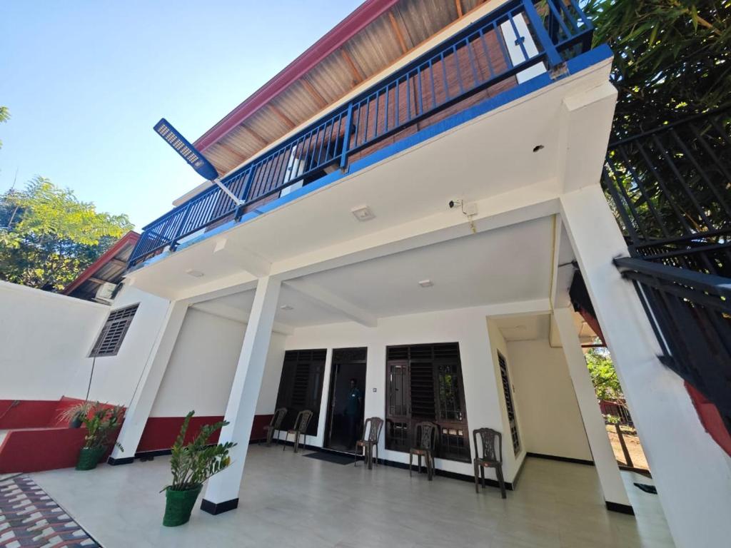 a view of the back of a house at Galoya Red Lotus in Ampara