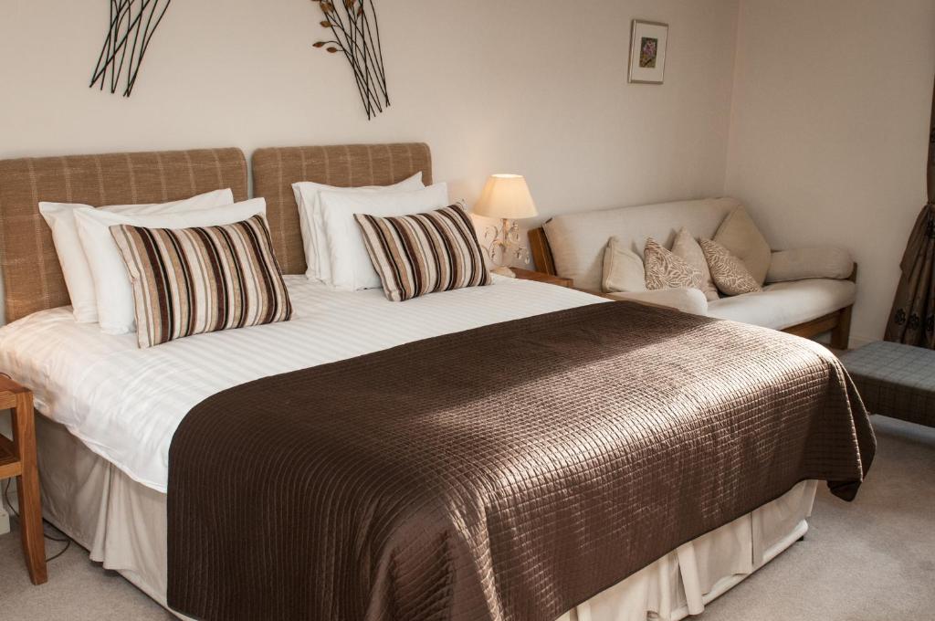En eller flere senge i et værelse på Beinn Bhracaigh