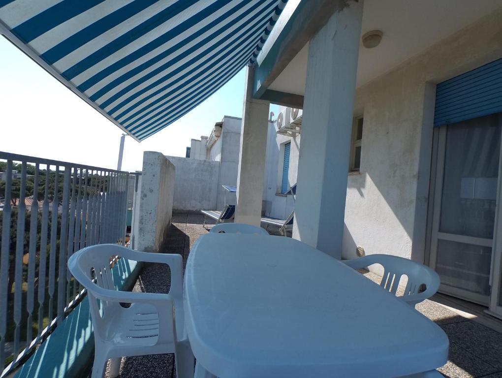 Balkón nebo terasa v ubytování Attico Sul Mare