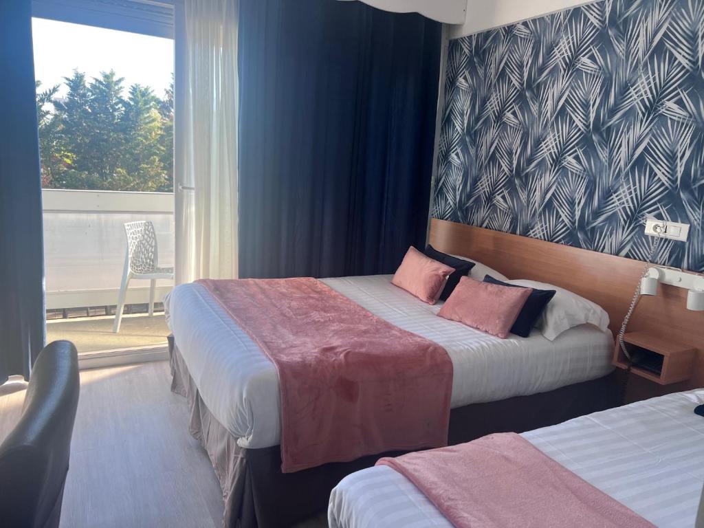 The Originals City, Hôtel Villancourt, Grenoble Sud - 三人间（1张双人床+1张单人床）