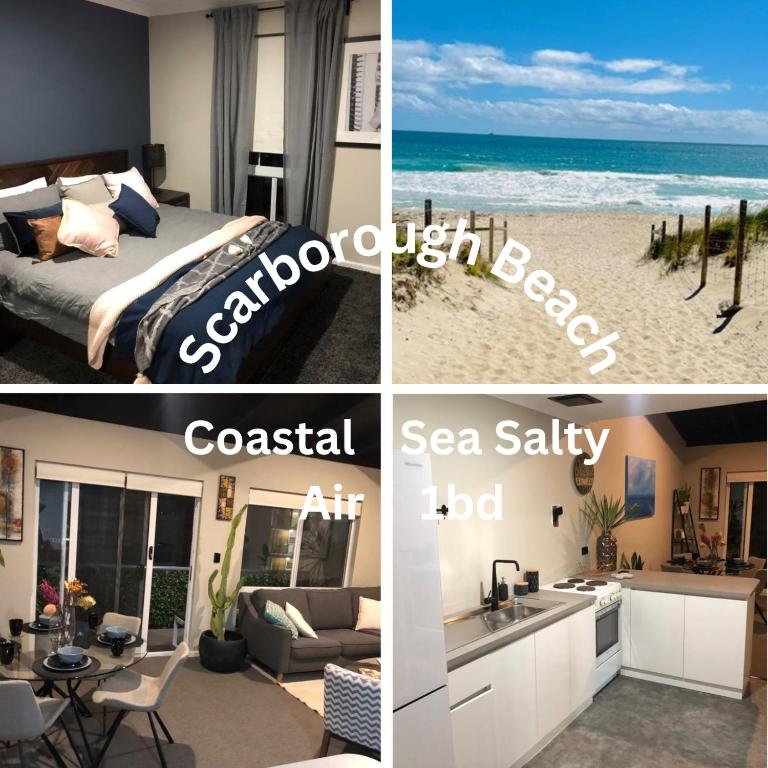 Beachfront Coastal Sea Salty Air 1bd Scarborough Beach! - Housity
