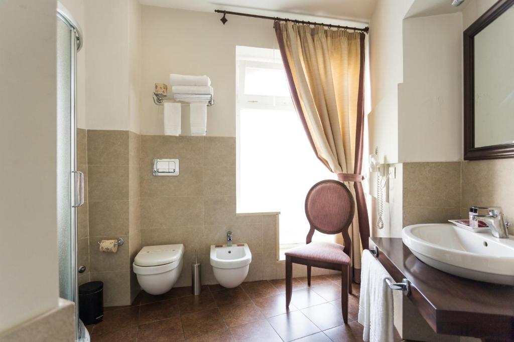 Koupelna v ubytování Hotel dei Coloniali