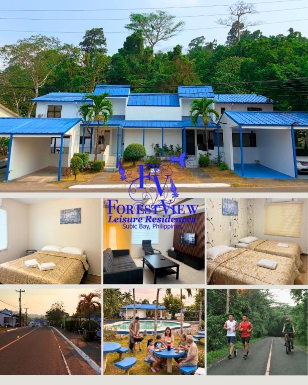 a collage of pictures of a house at Forest View Leisure Residences in Olongapo