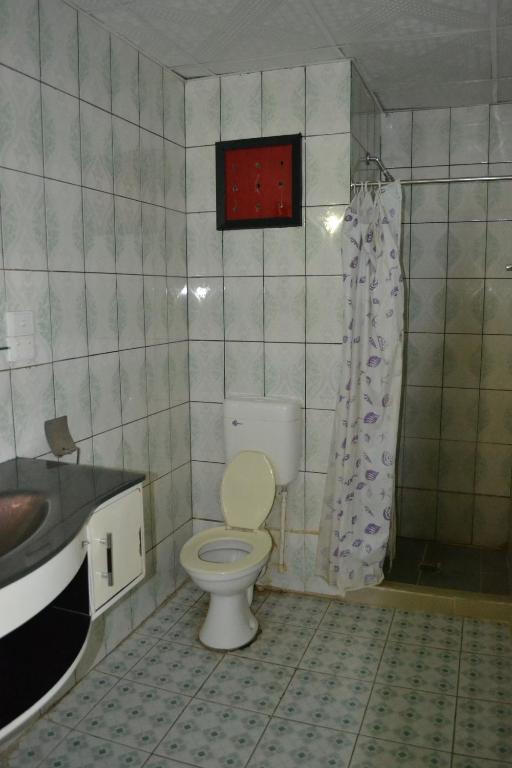 Koupelna v ubytování Funworld Plaza Hotel