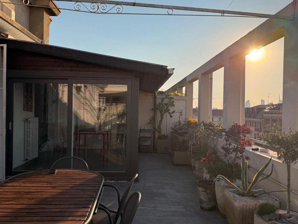Attico con terrazzo panoramico