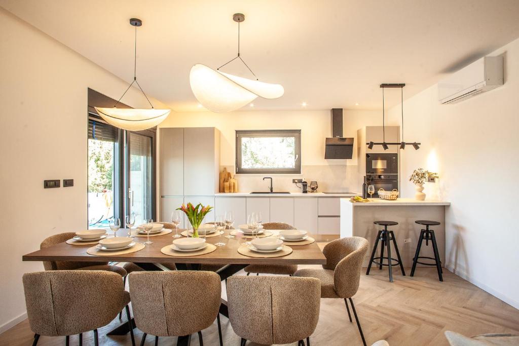 2026 Brand New - Villa Orkula Rab with Heated Pool, Gym & Sea View