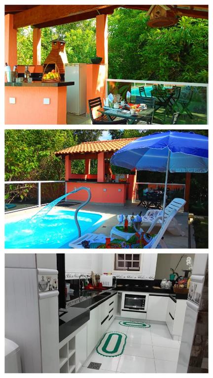 Casa de Praia Massaguaçu! Ao meio Áreas Arborizadas