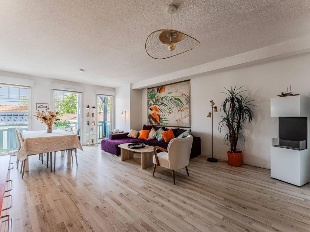 Appartement charmant, proche plage, parking - 6 pers.