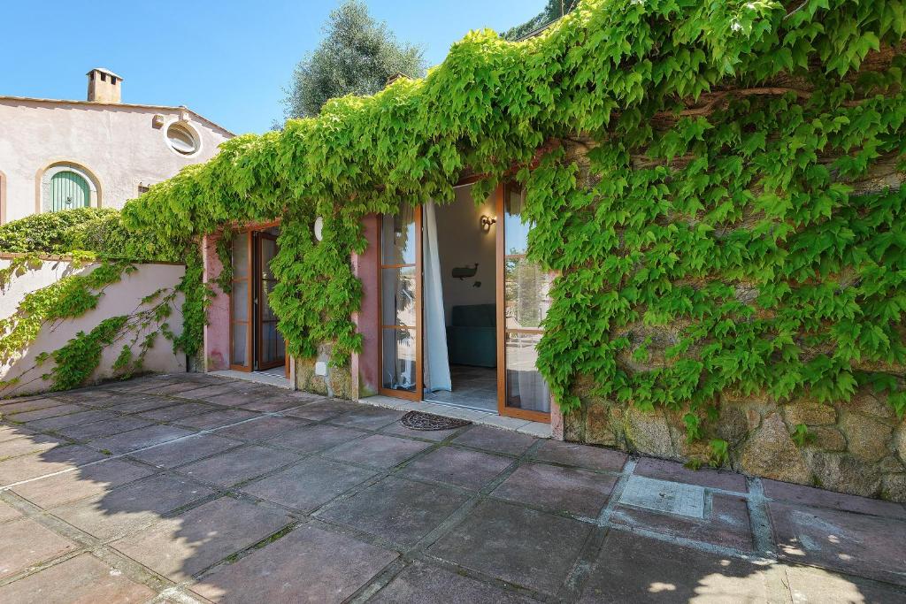an entrance to a house covered in ivy at Casa Kim - Capoliveri in Capoliveri