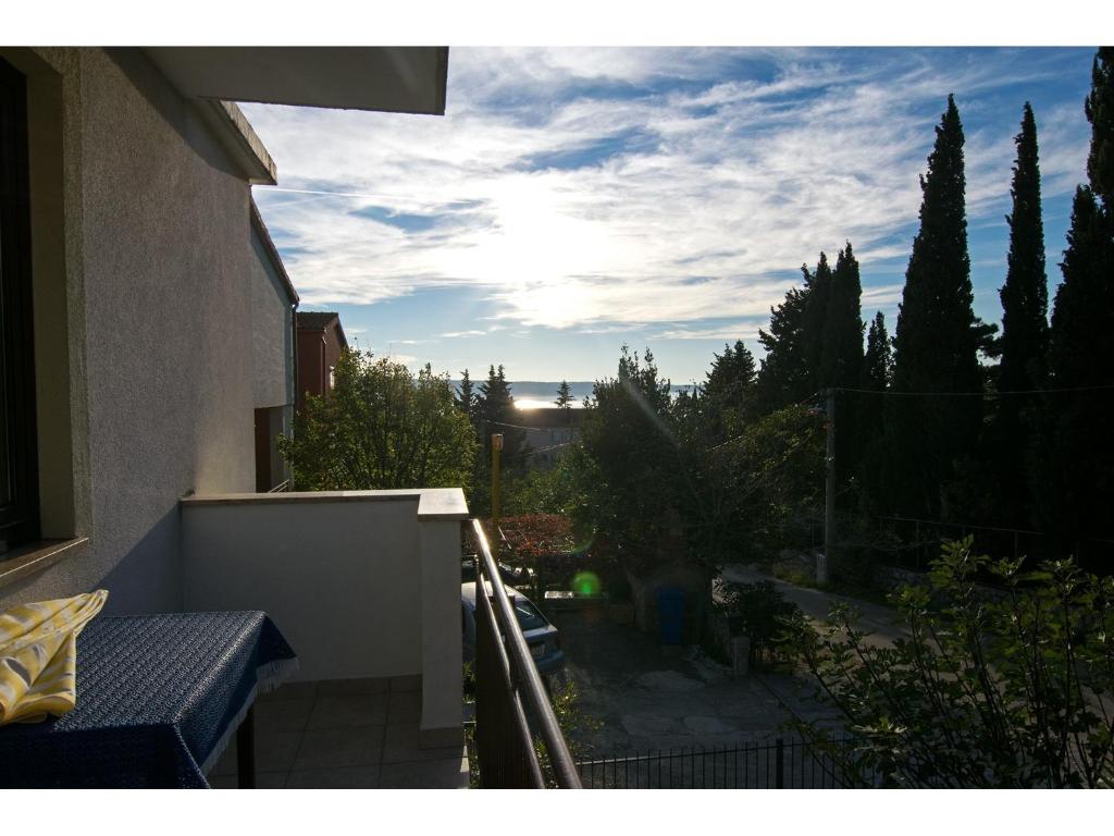 Balkón nebo terasa v ubytování Apartments Trošelj