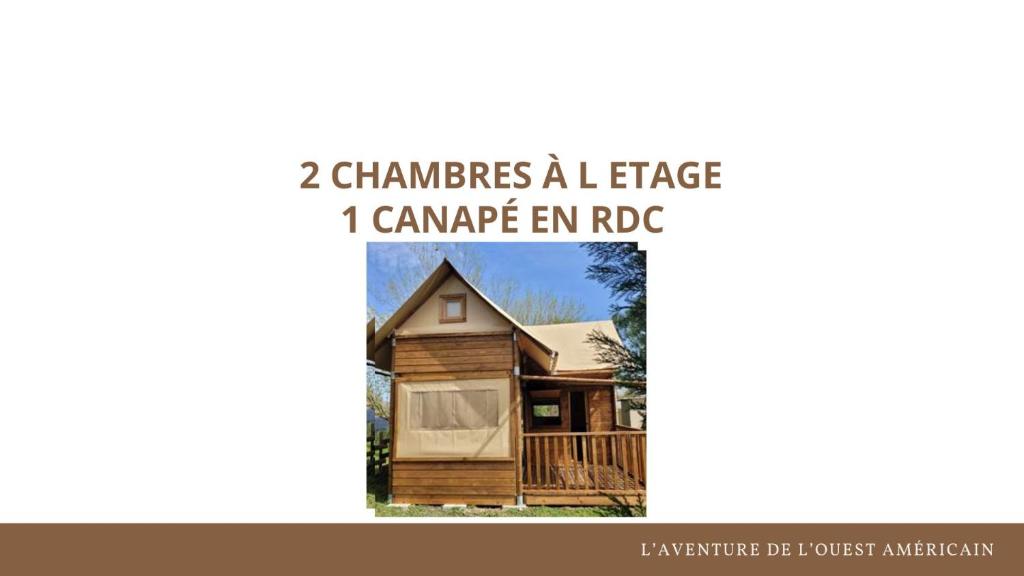 Camping Syl-Vallée Western Village - Bungaló De 2 Dormitorios