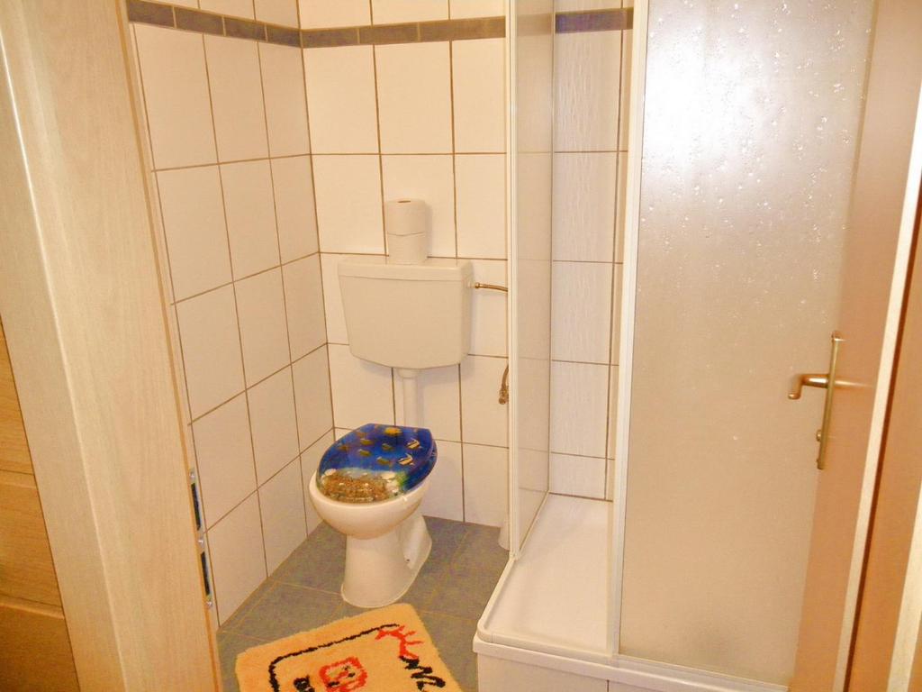 Koupelna v ubytování Klause-Stüberl