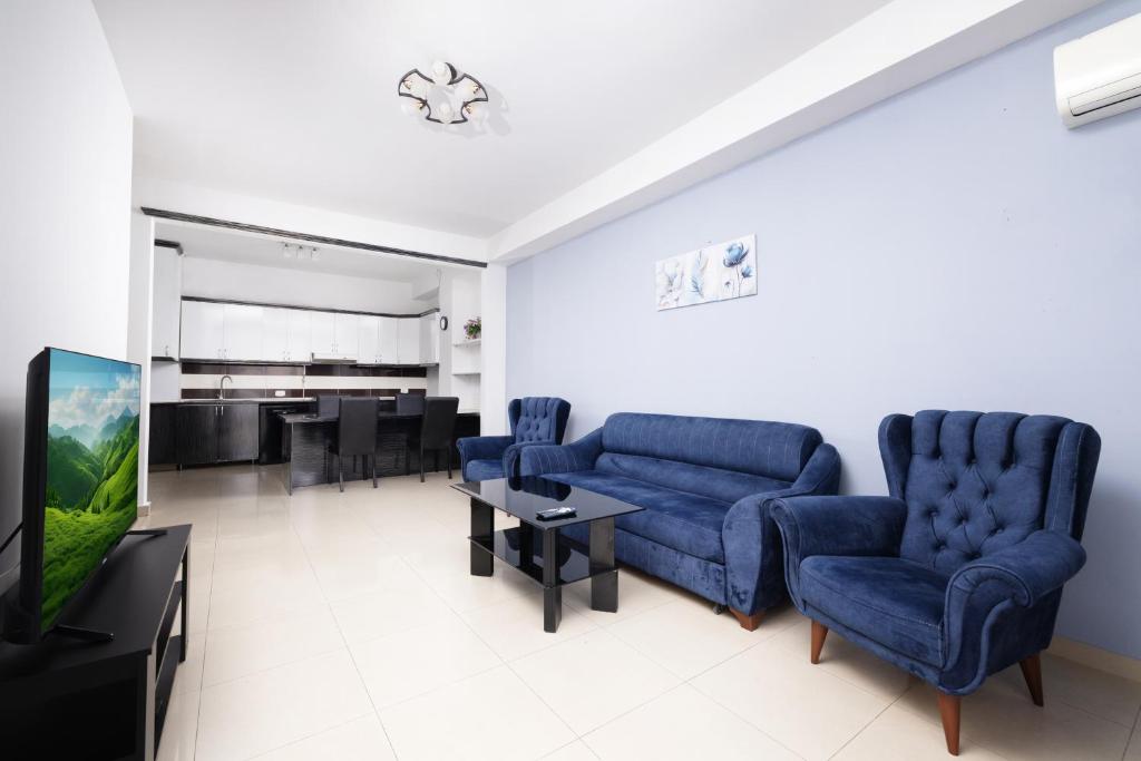 تصویر اتاق‌های Modern & Bright 2BR Apartment, New Building, City Center, Republic Square - تصویر ۲