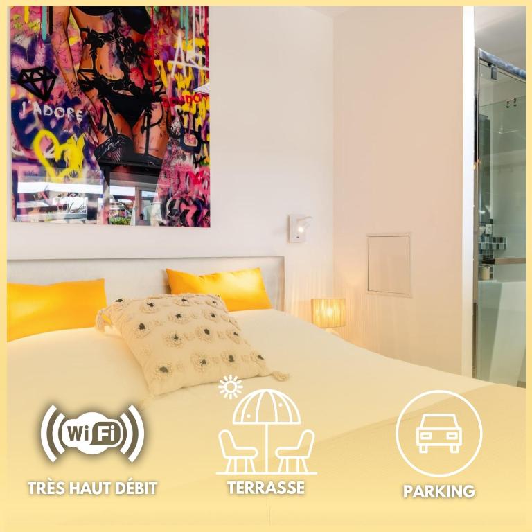 Urban Muse - Villa cosy - terrasse - Port Nature Village Naturiste - parking