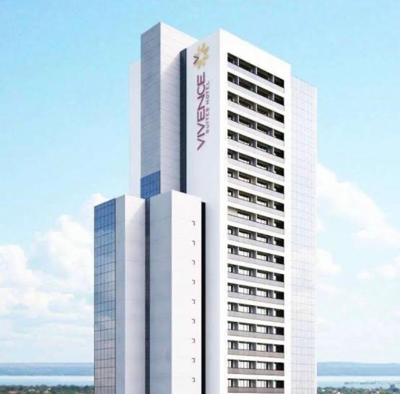 a rendering of a tall white building at Prime Flats in Palmas