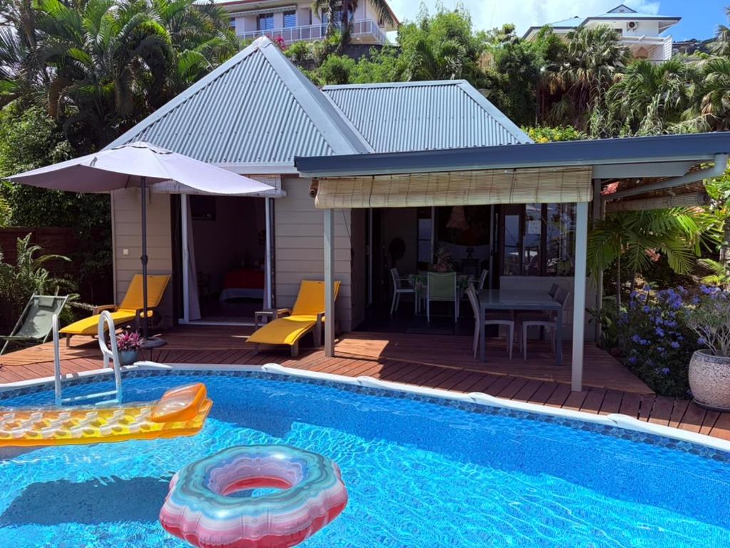 Cozy bungalow vue exceptionnelle sur l'océan - photo 3 - Tahiti, Polynésie