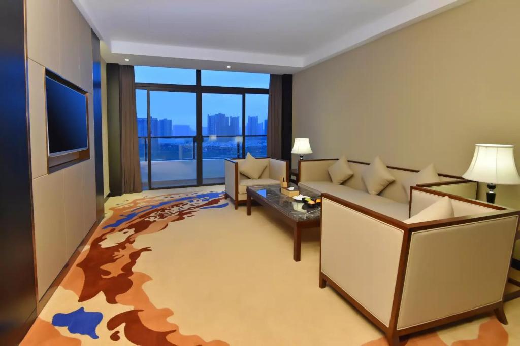 Posezení v ubytování Grand Skylight International Hotel Huizhou