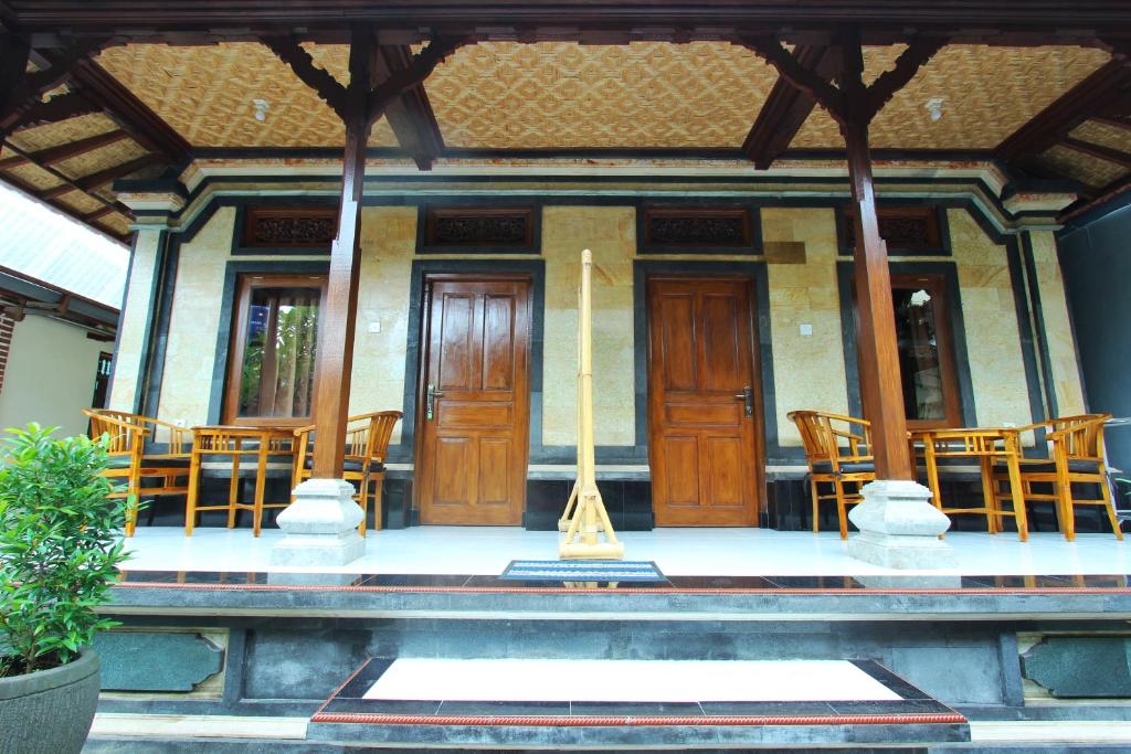 Balkón nebo terasa v ubytování Sensan House