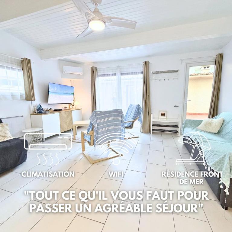 Escapade Mer - Terrace Clim Wifi - Canet Plage