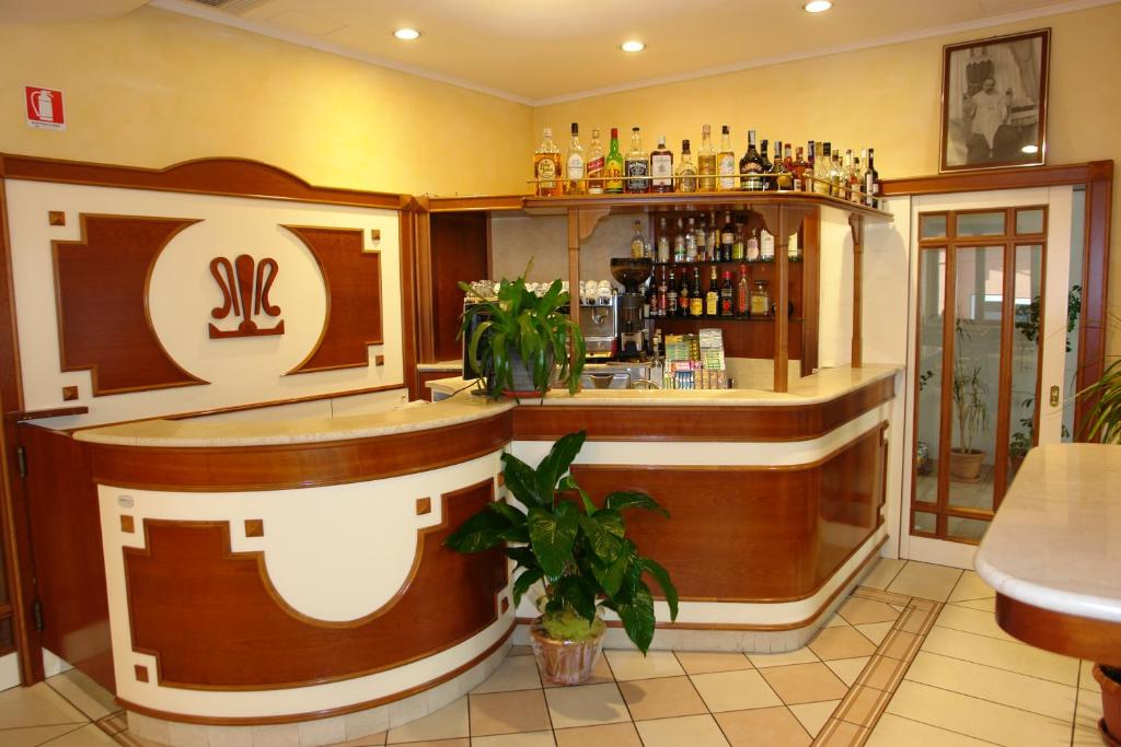 Lounge nebo bar v ubytování Hotel Sollievo