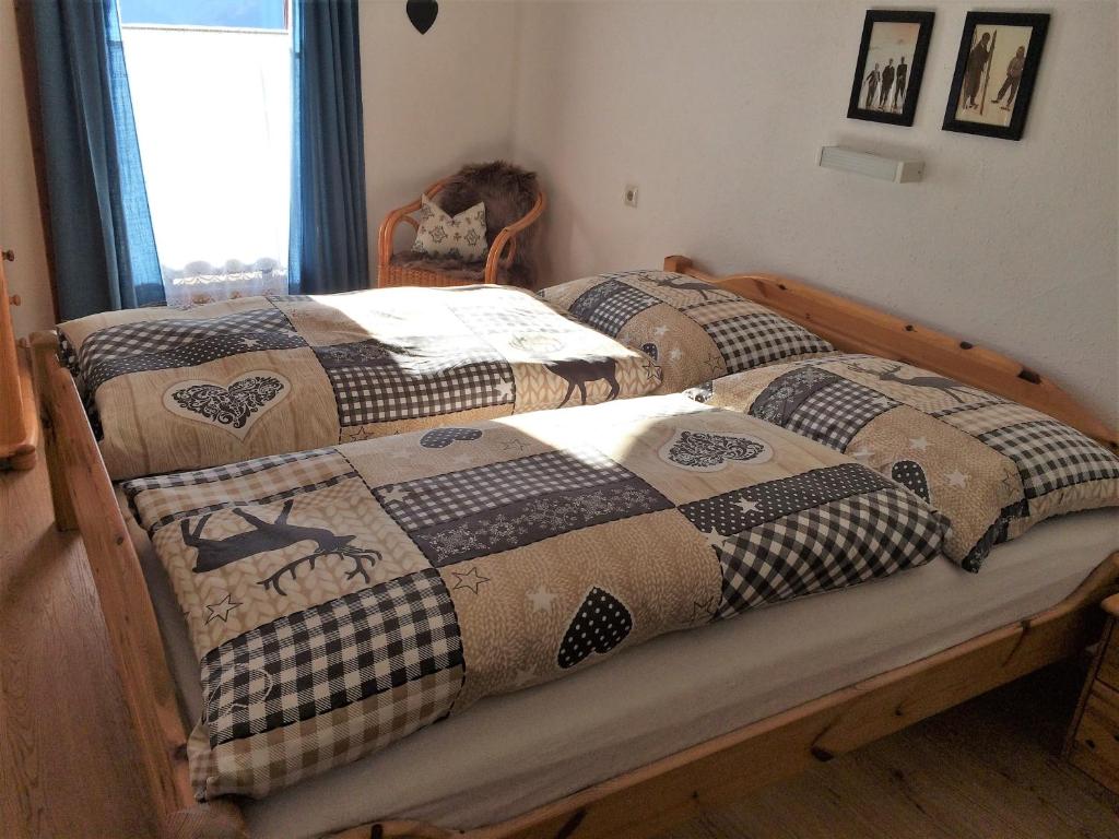 Postel nebo postele na pokoji v ubytování Untersteinhof