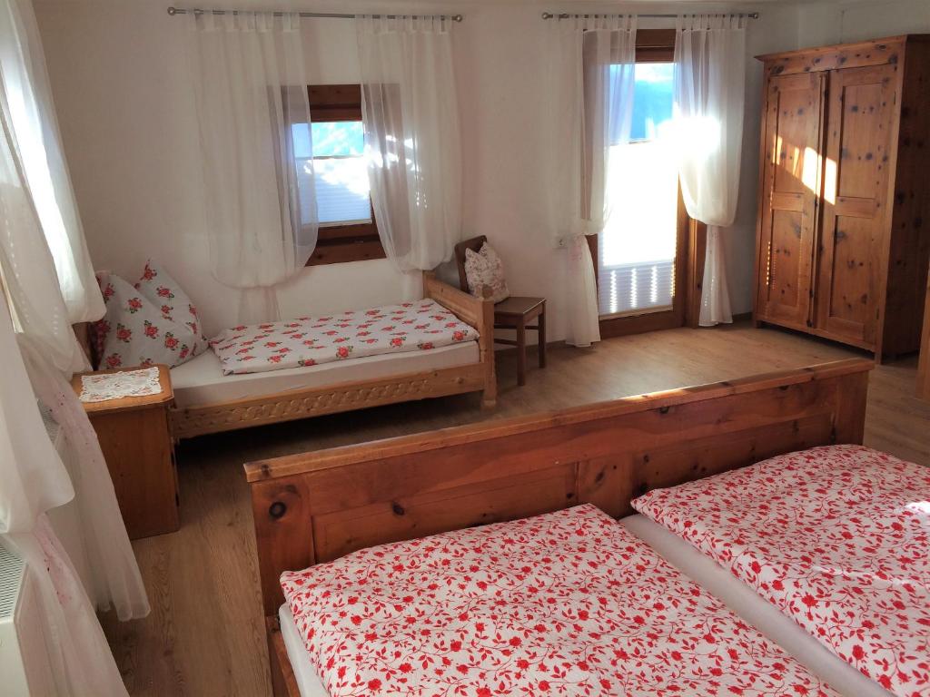 Postel nebo postele na pokoji v ubytování Untersteinhof