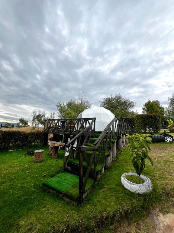 a iguanauanauanauanauanauanauanauanauanauanauanauanauanauana at DOMO Roca Glamping Suesca in Suesca