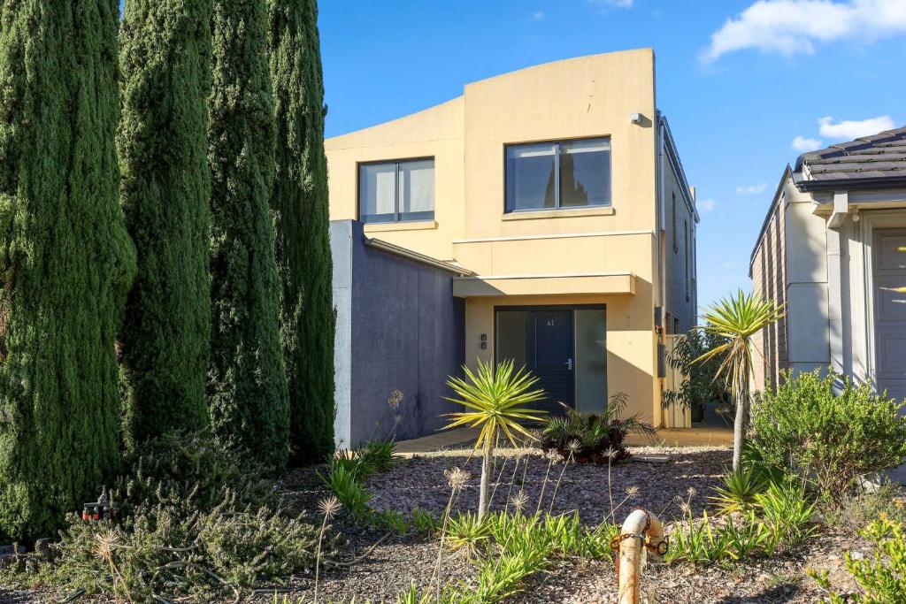 a house with trees in front of it at 41 Blanche Pde, Hindmarsh Island in Hindmarsh Island