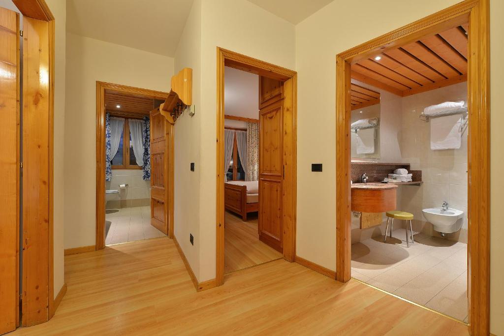 Koupelna v ubytování Hotel Posta