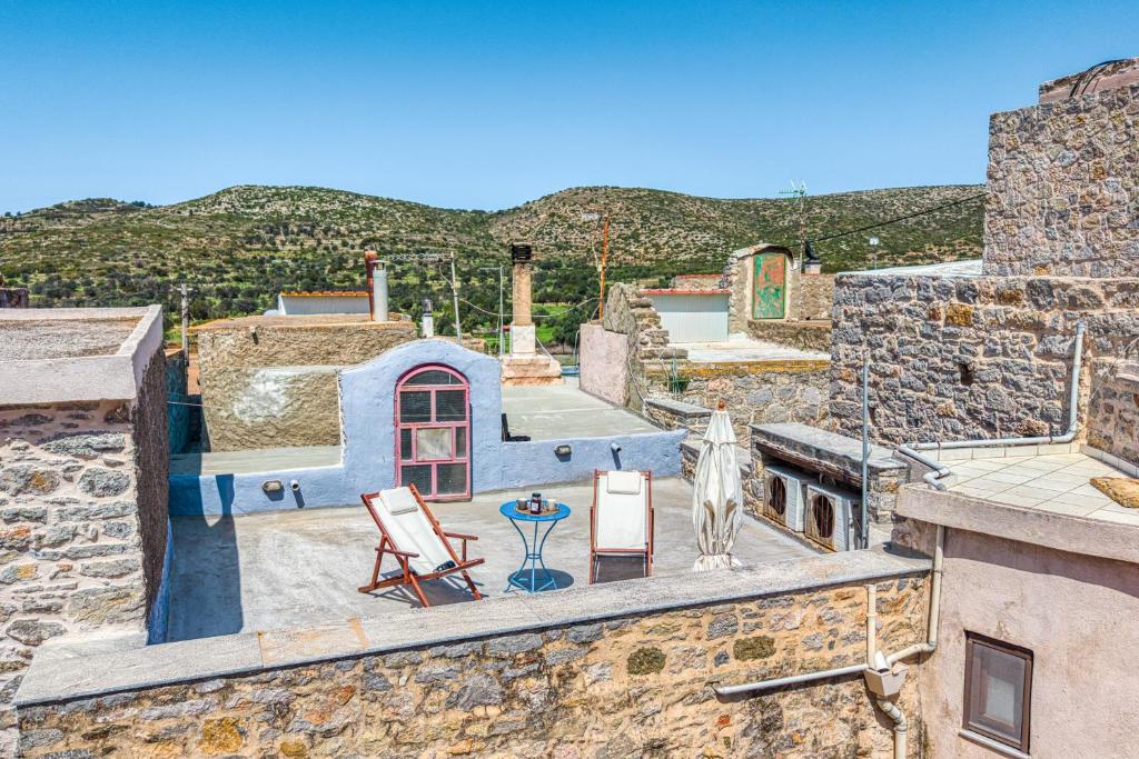 a view from the roof of a house at Mesaionas 2 in Olýmpoi